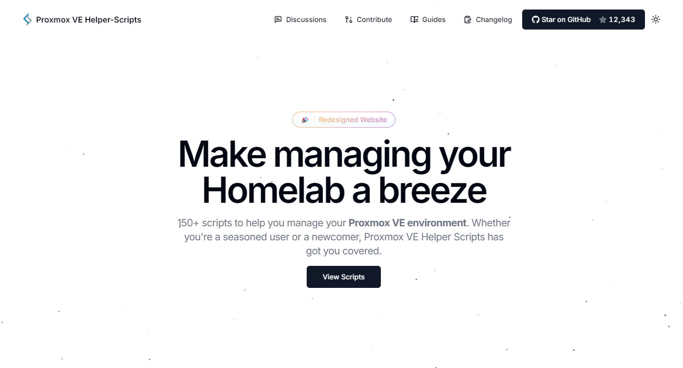 Proxmox VE Helper Scripts DEVELOP